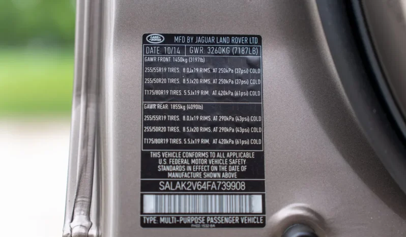 
								2015 Land Rover LR4 HSE Luxury full									